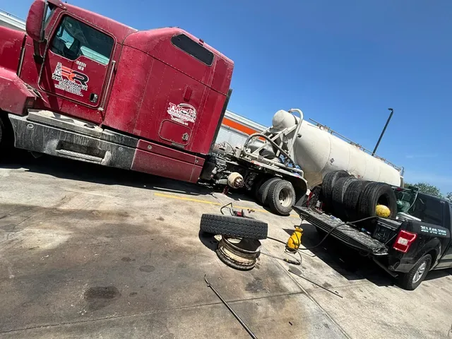 Tanker rig tire service &mdash; Sam&rsquo;s Tire Service
